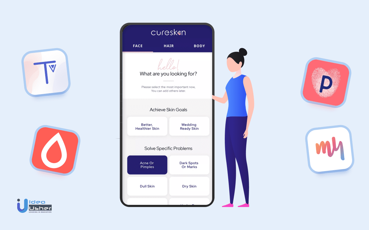 skincare app development-Idea-Usher