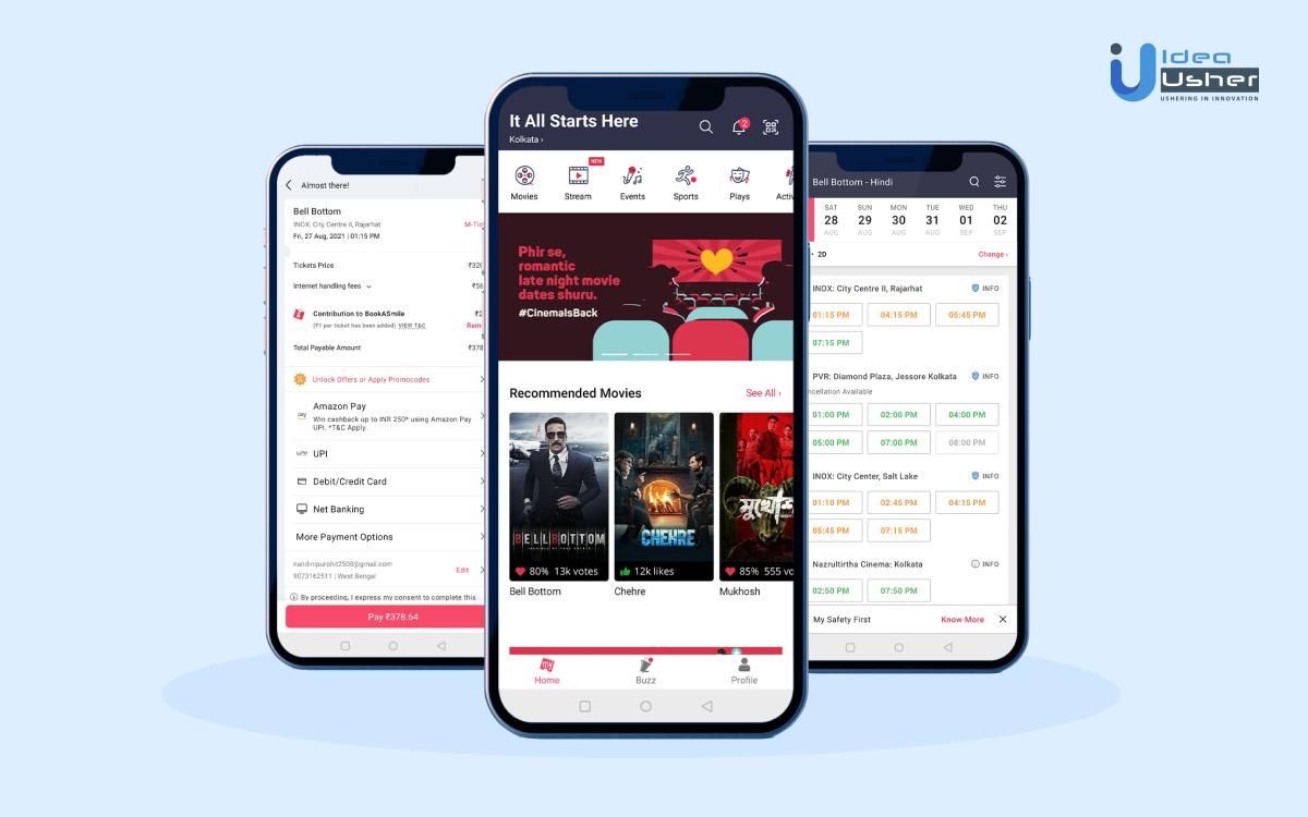 Online Event Booking Apps like BookMyShow