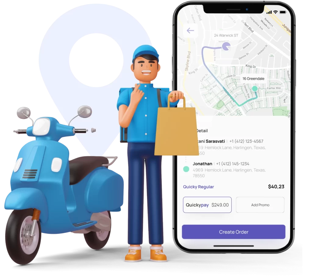 Main Courier Section