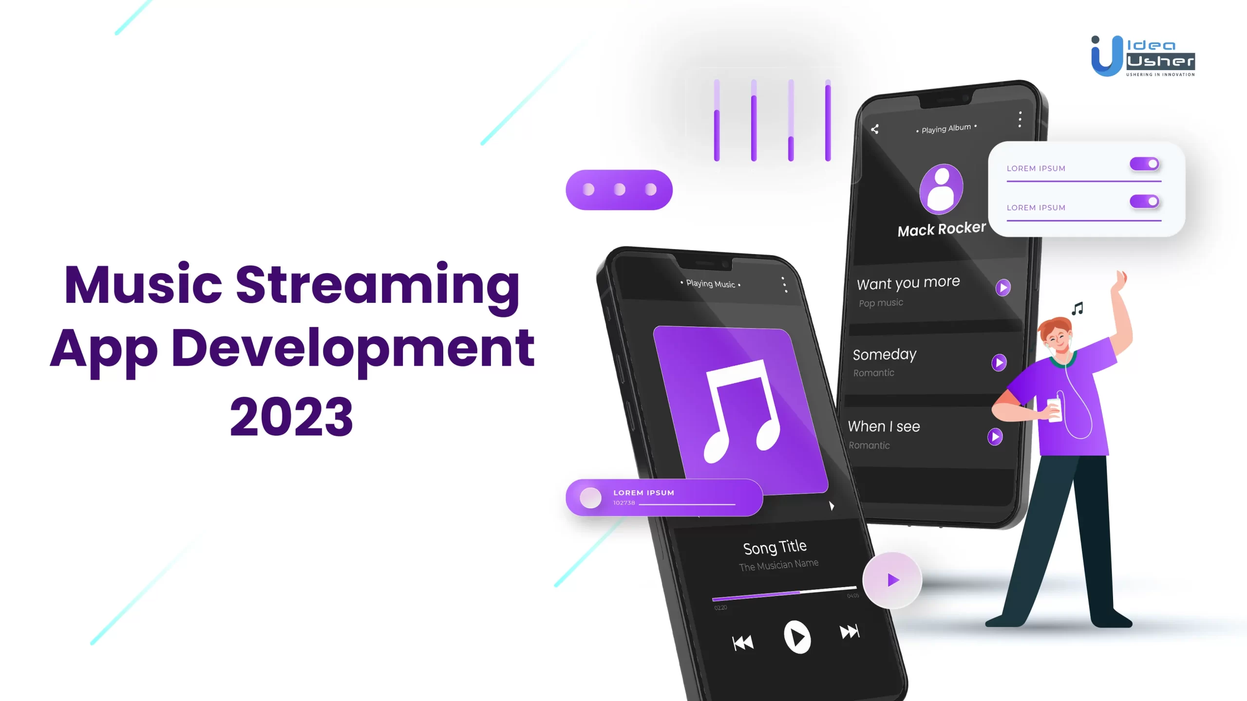 Cover of Music Streaming App 2023