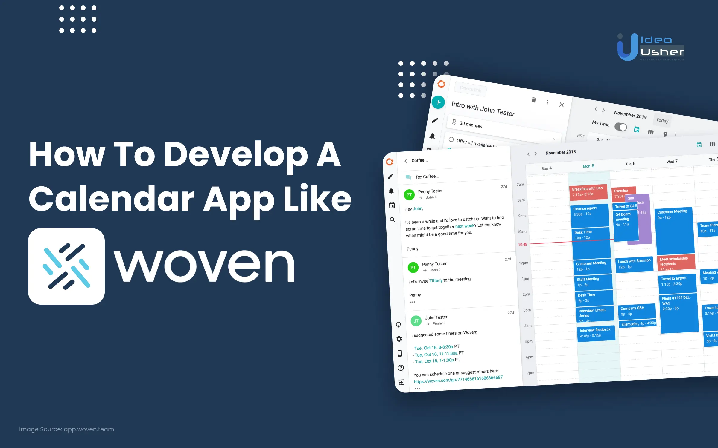 How to develop a calendar app like Woven