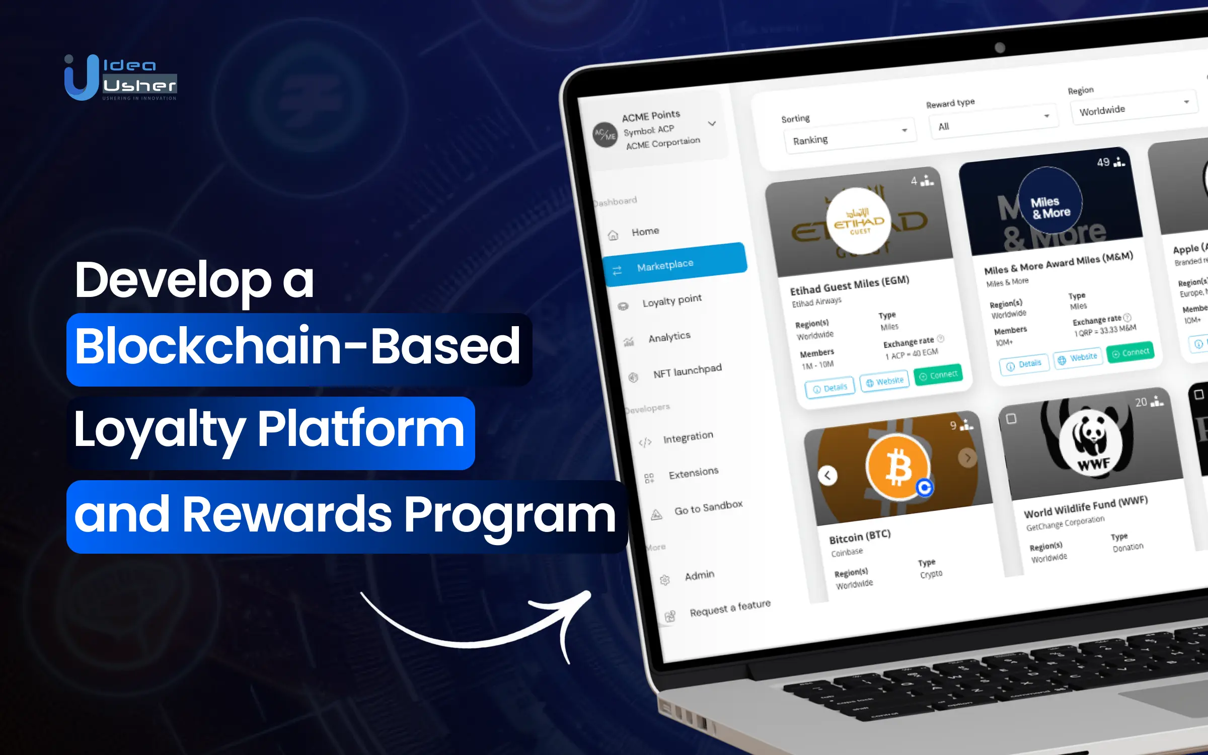 Develop a Blockchain-Based Loyalty and Rewards Program