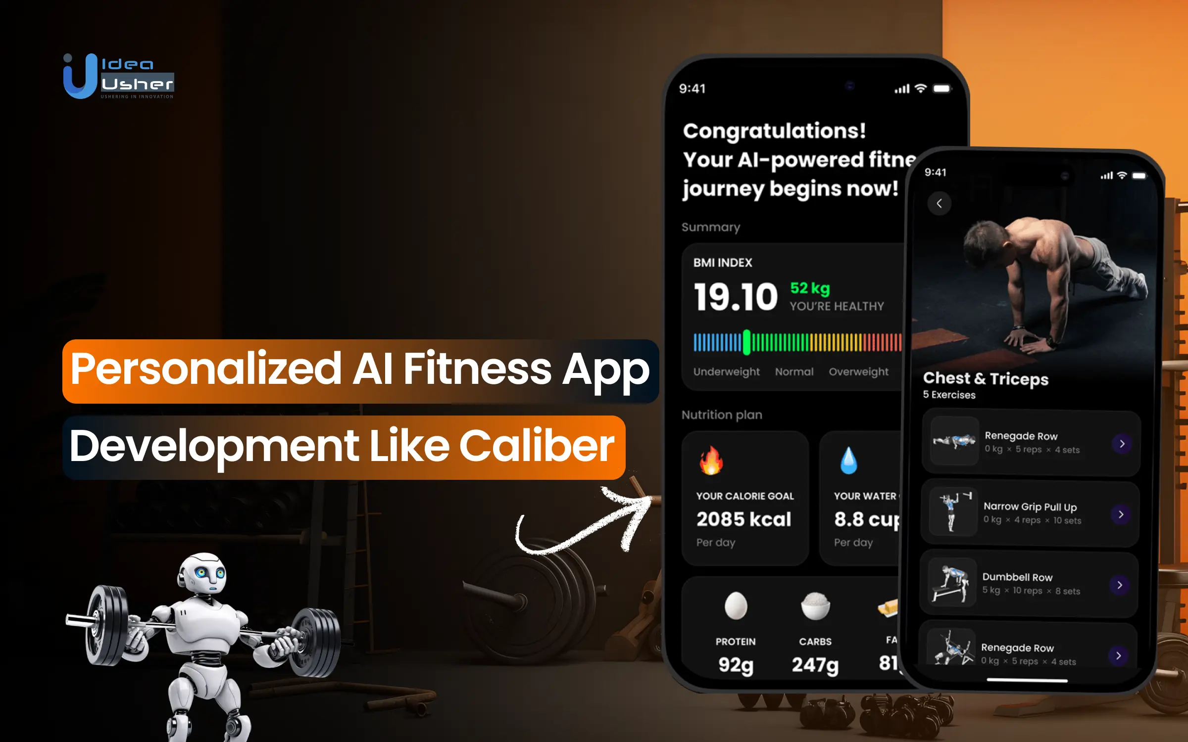 AI fitness app development