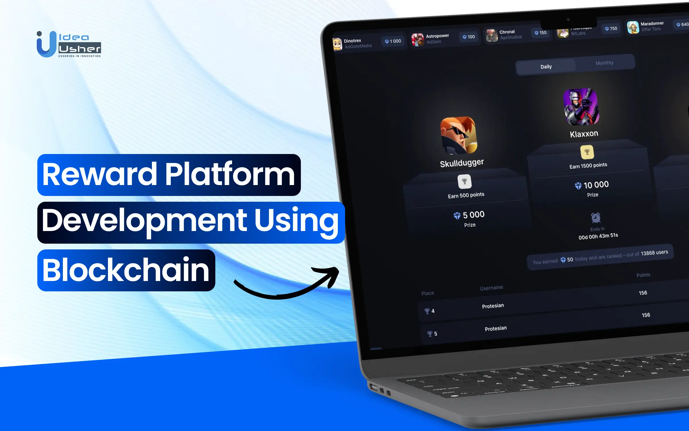 Blockchain reward platform