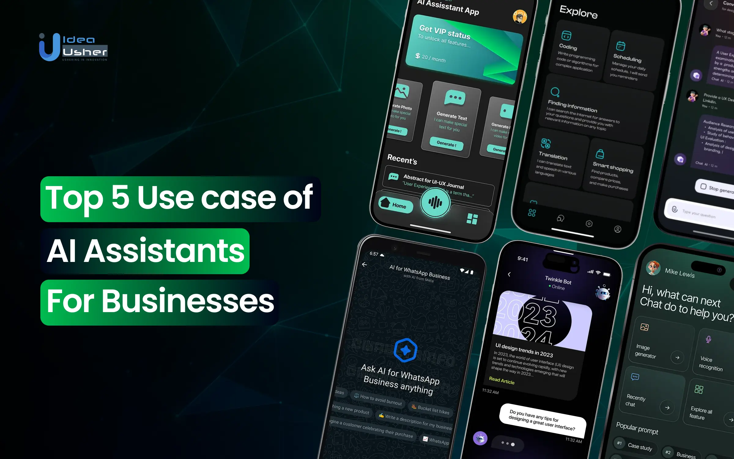 Use Cases of AI Assistants For Businesses
