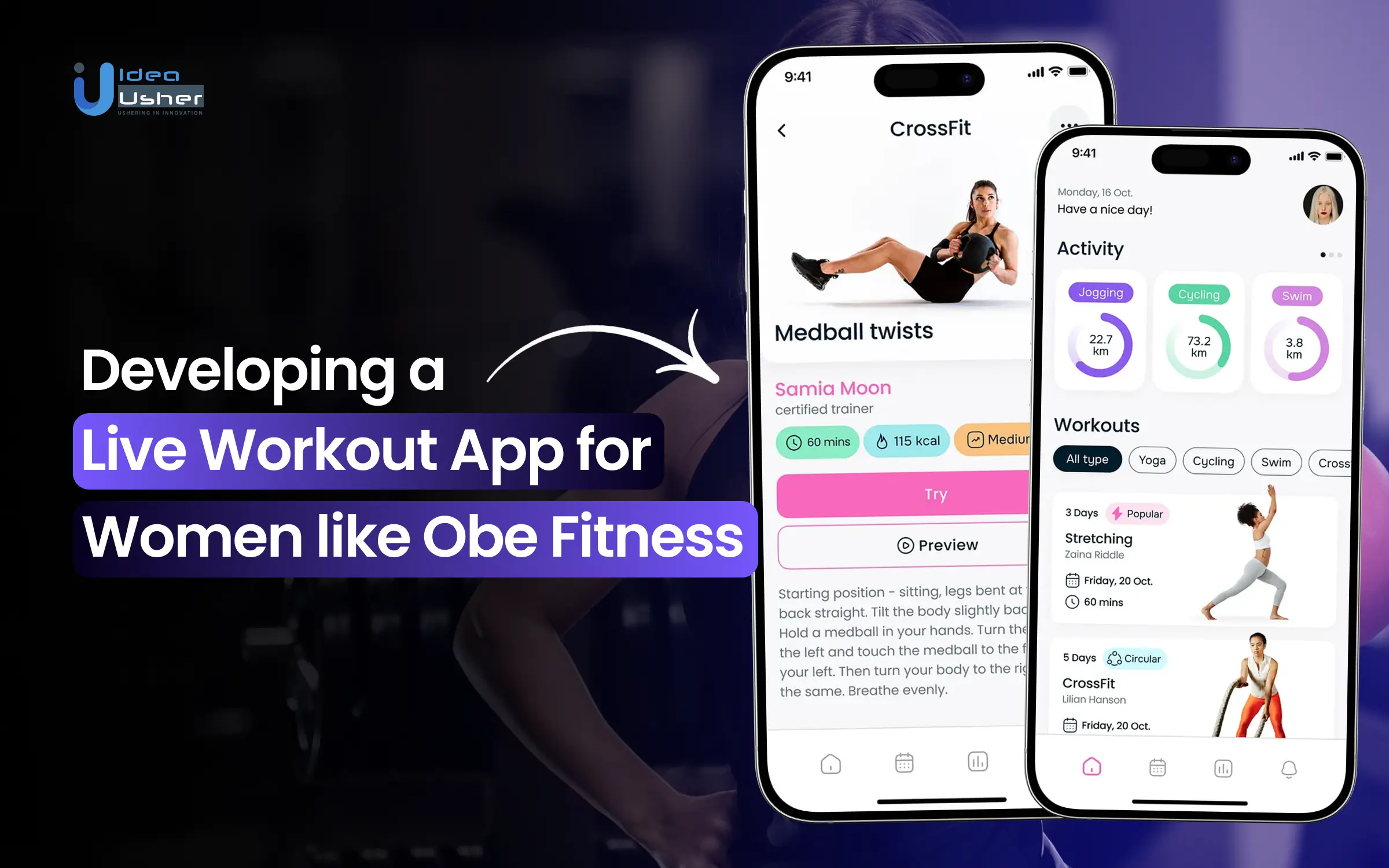live workout app development