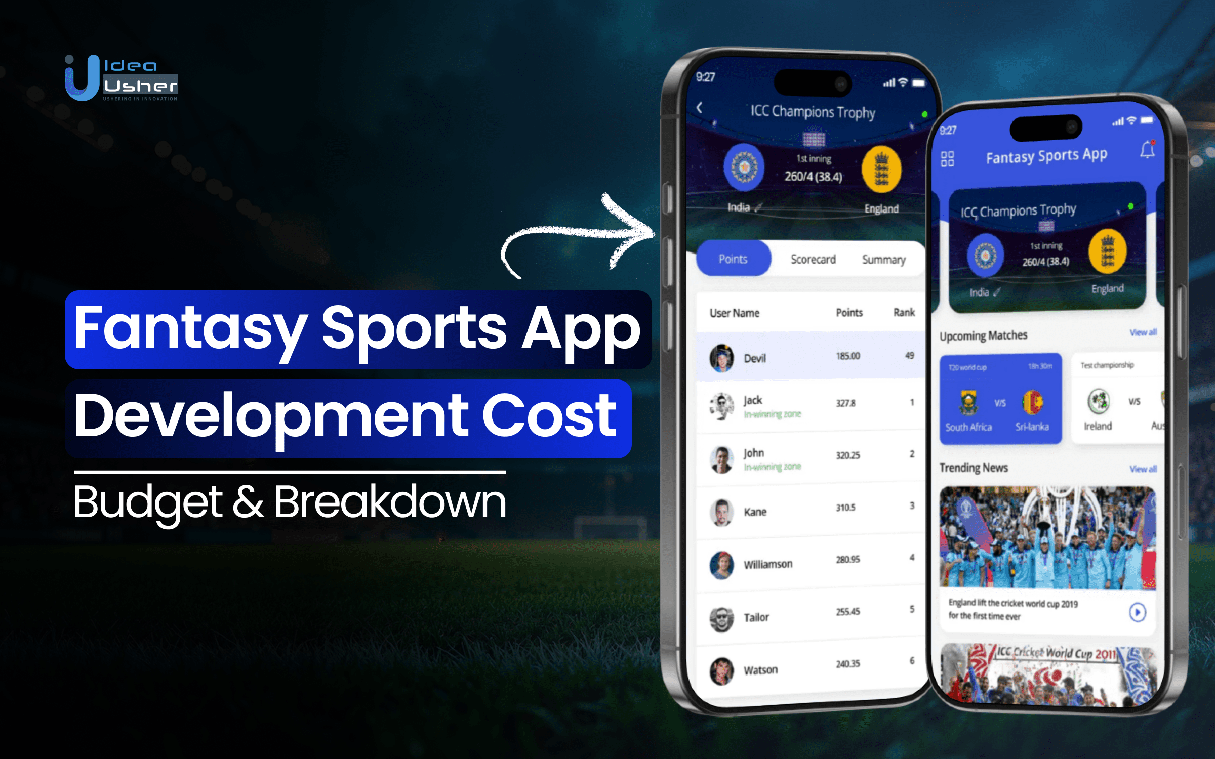 Fantasy Sports App Development Cost: Budget & Breakdown