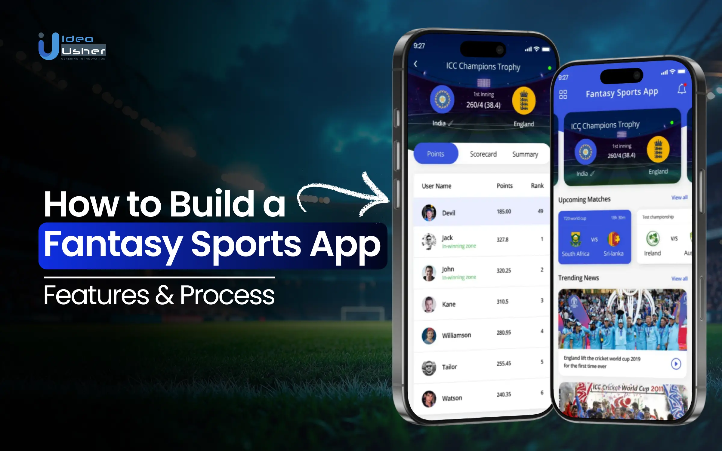 How to Build a Fantasy Sports App: Features & Process