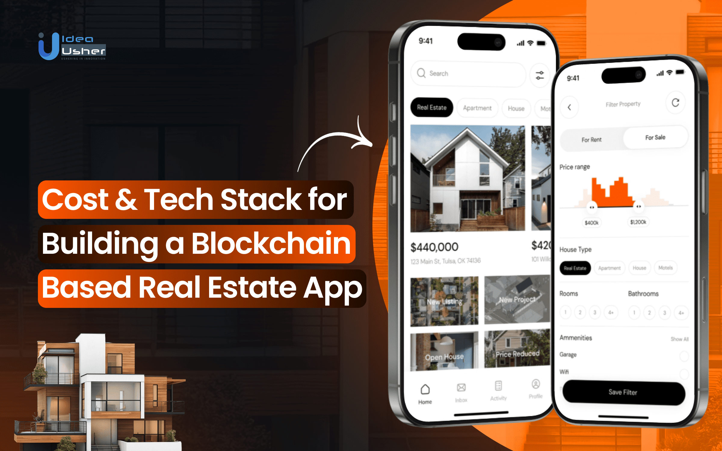 Cost & Tech Stack for Building a Blockchain-Based Real Estate App