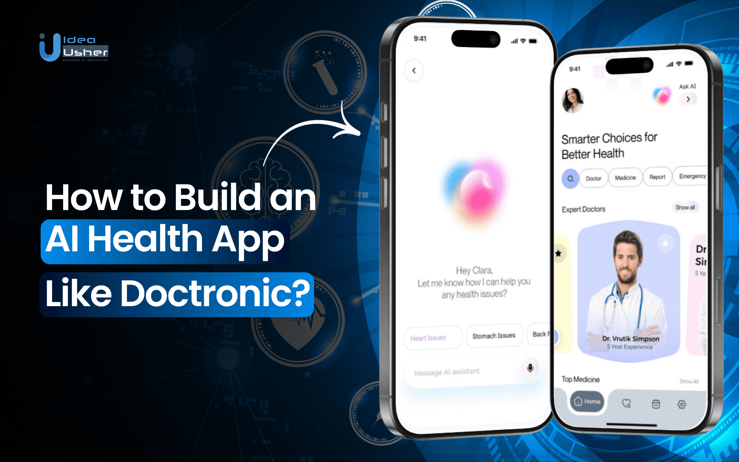 How to Build an AI Health App Like Doctronic?