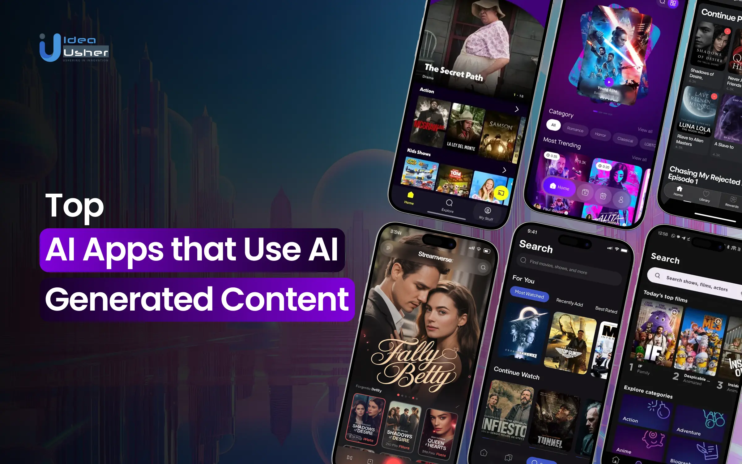 Top AI Apps that Use AI-Generated Content