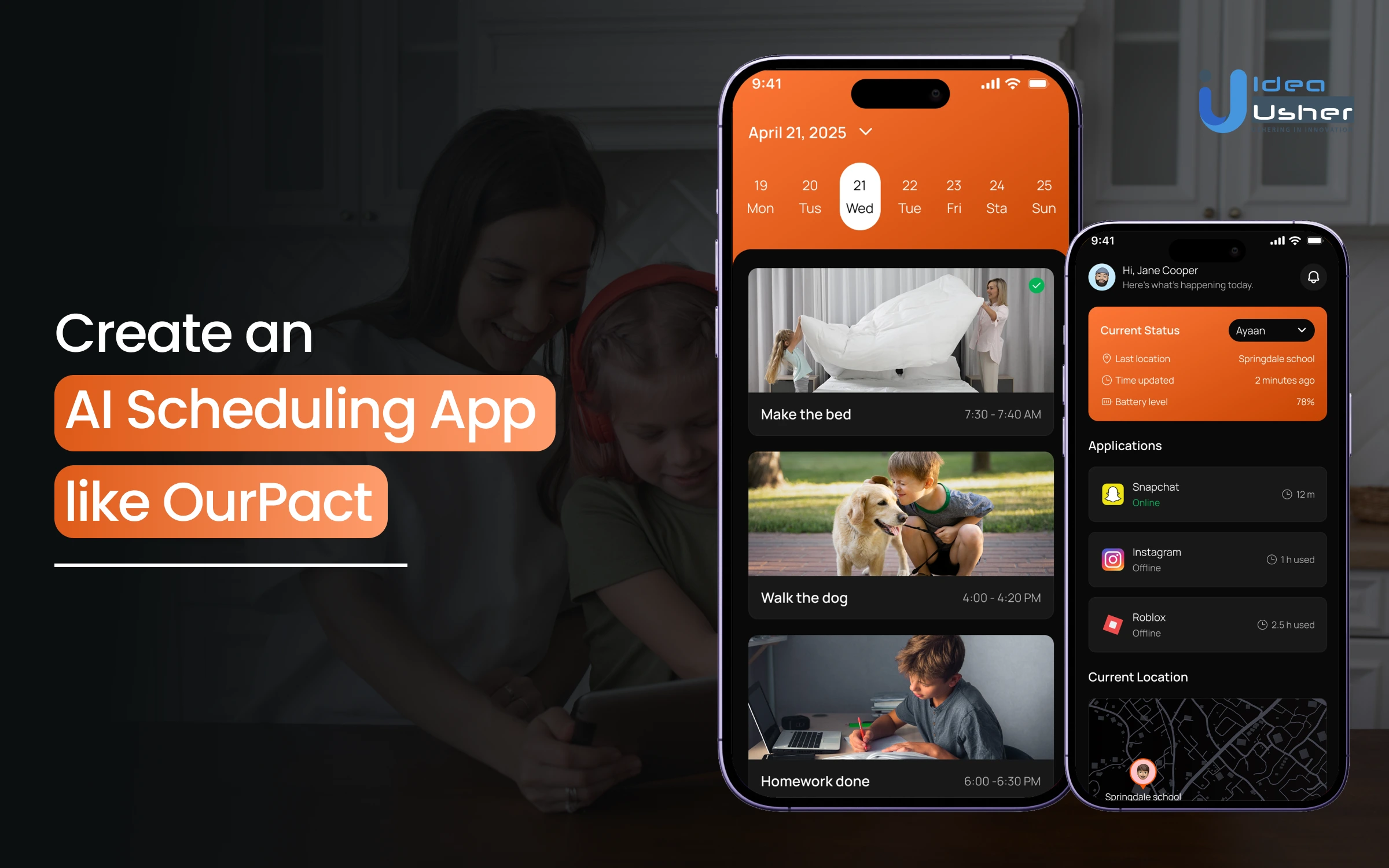 Create an AI Scheduling App Like OurPact