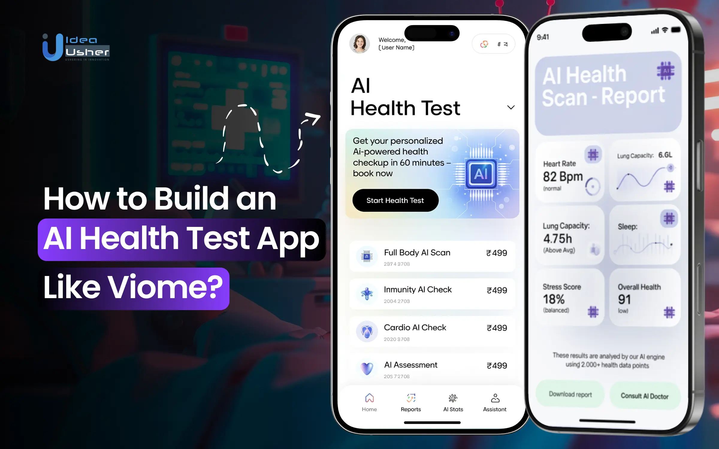 How to Build an AI Health Test App Like Viome?