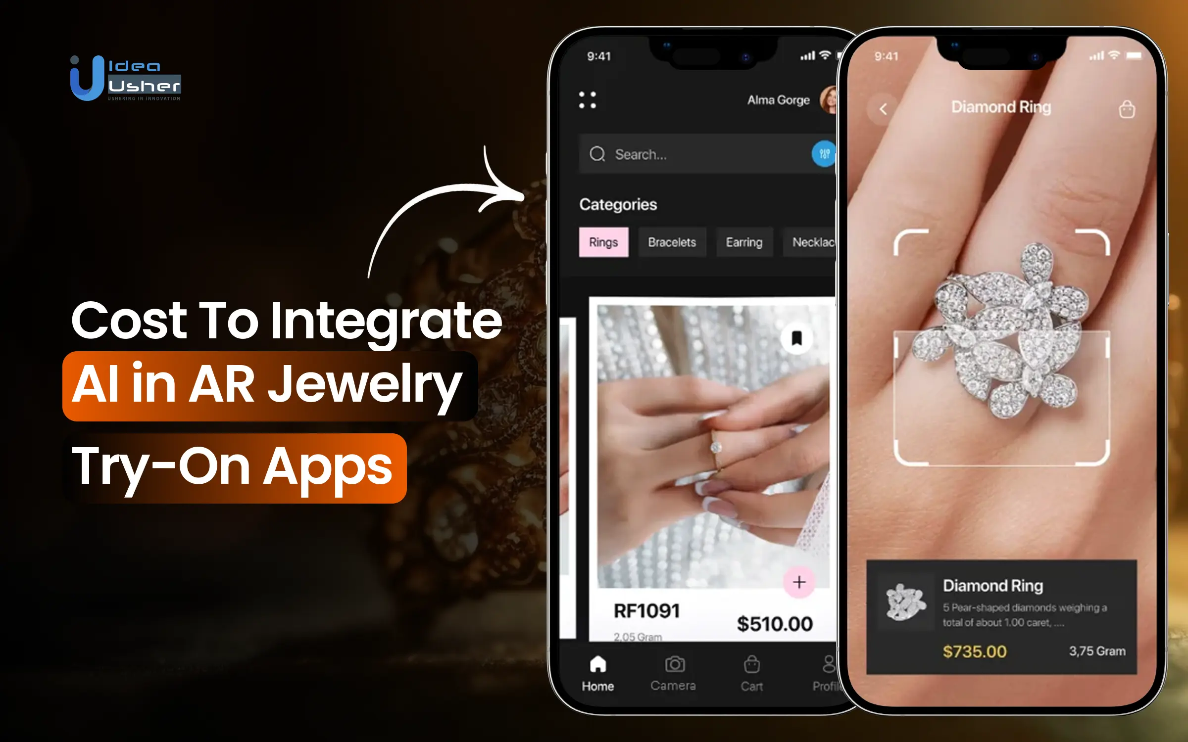 AR Jewelry Try-On App development