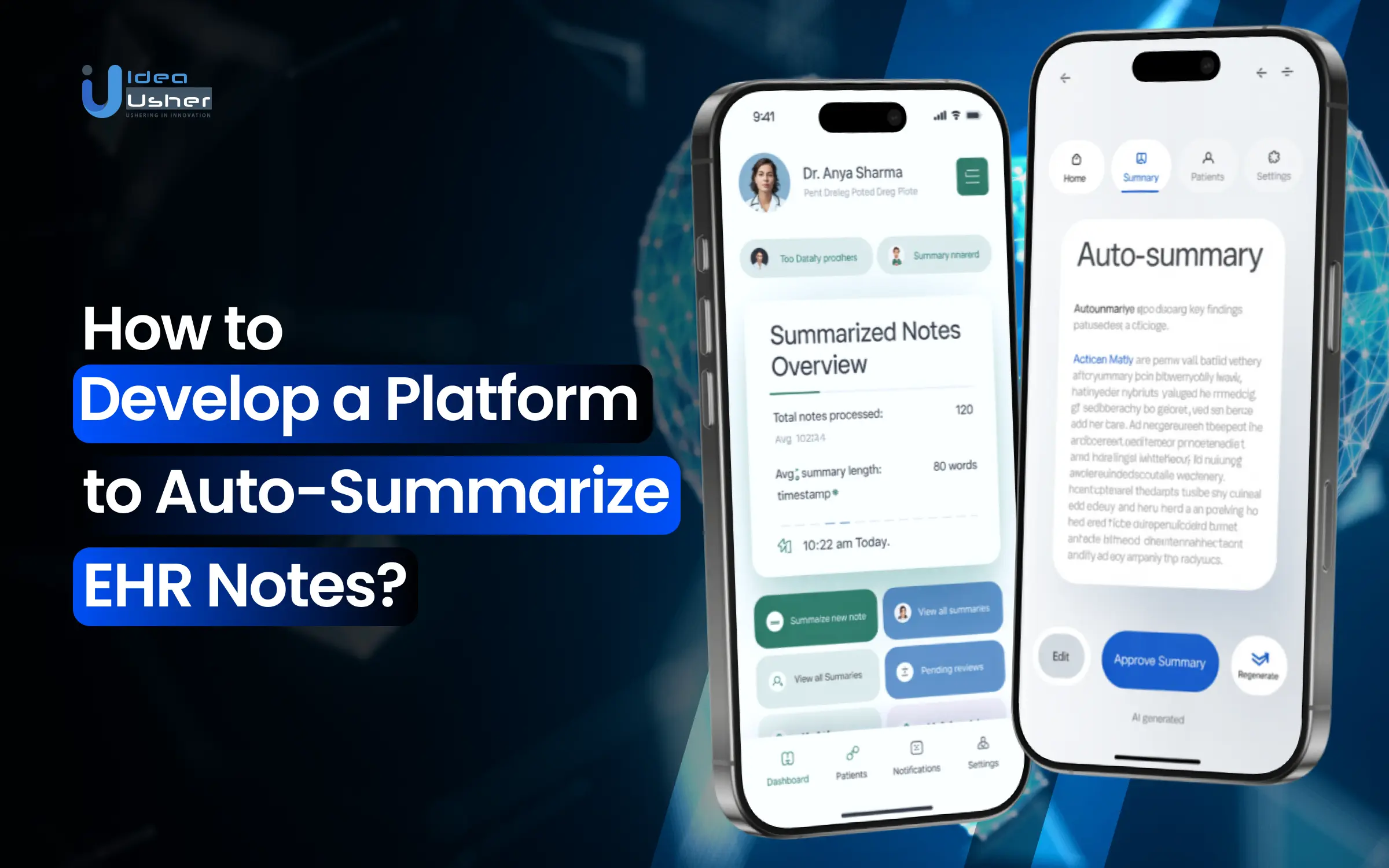EHR note summarization AI