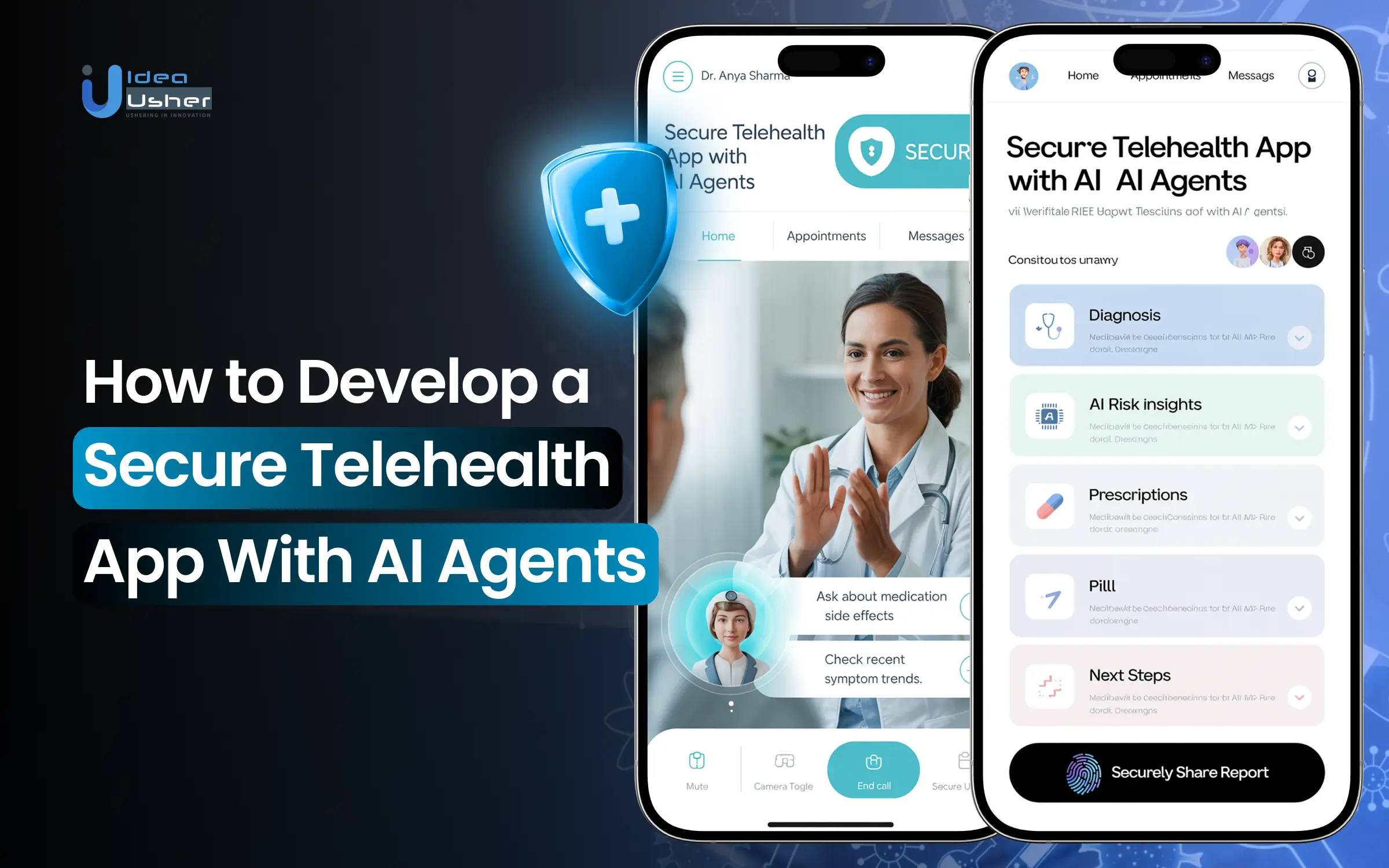 How to Develop a Secure Telehealth App with AI Agents