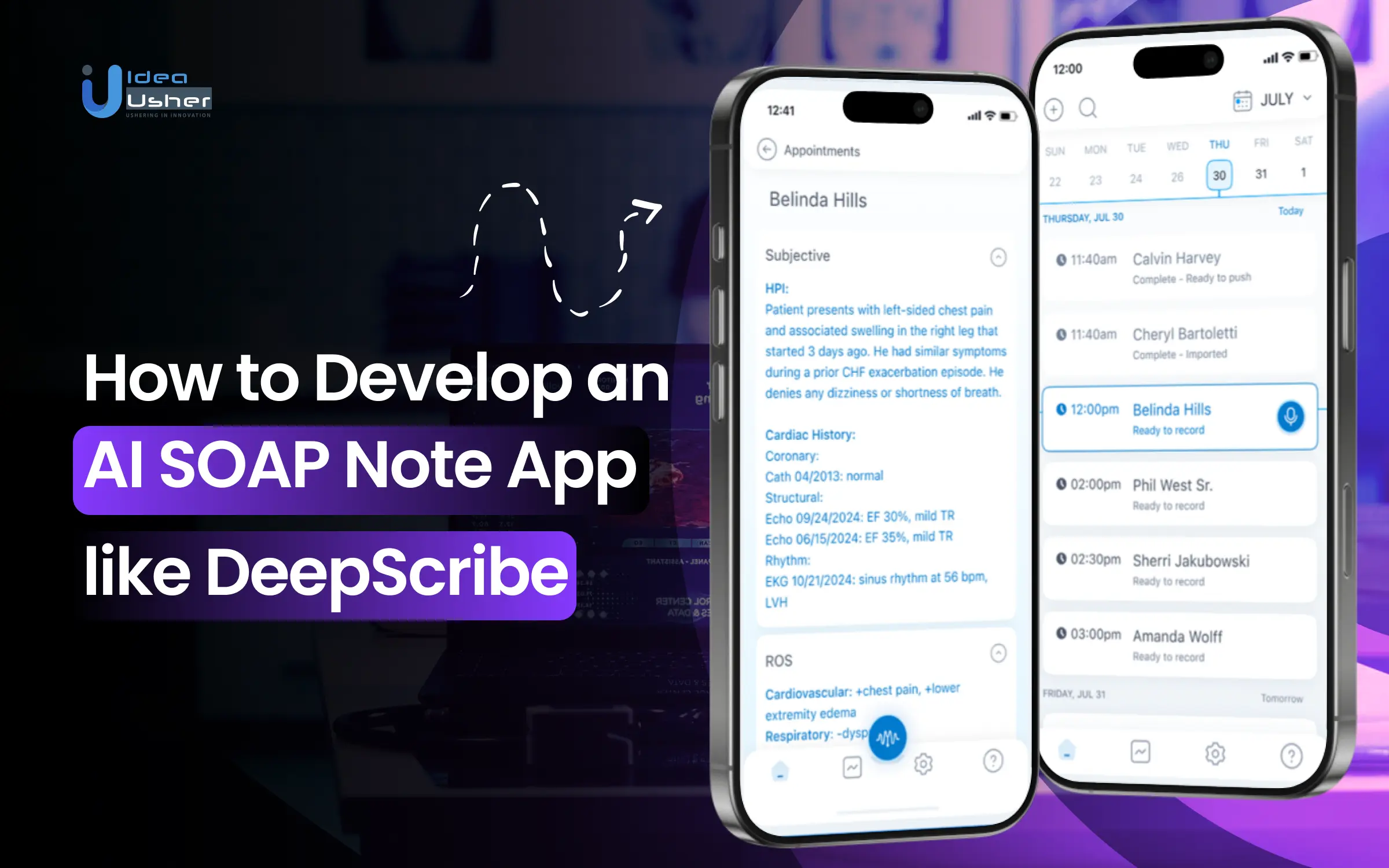 AI SOAP note automation app development