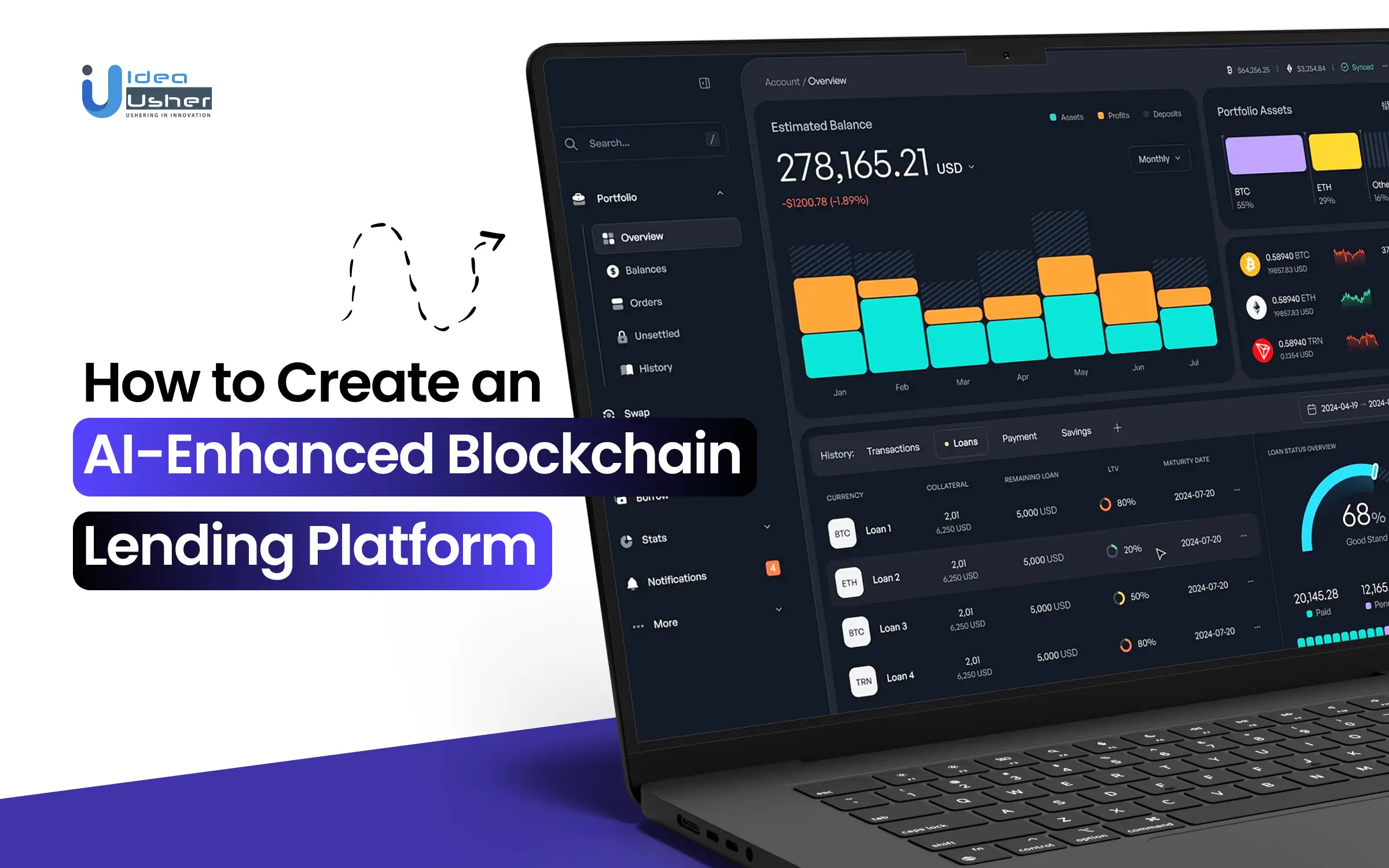 AI-enhanced blockchain lending platform development