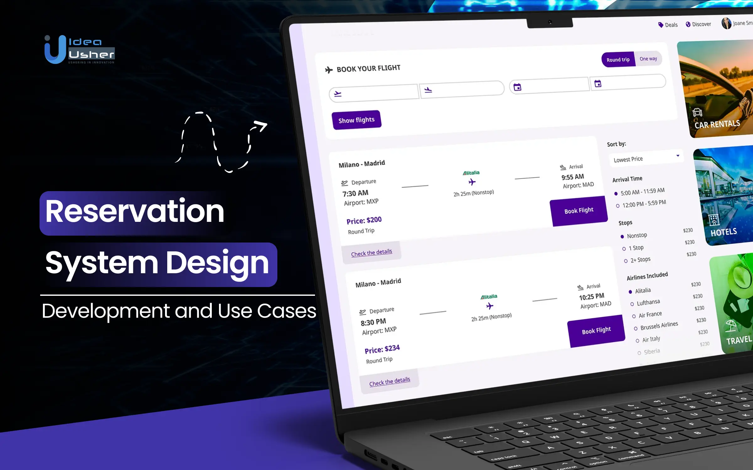 reservation system design development