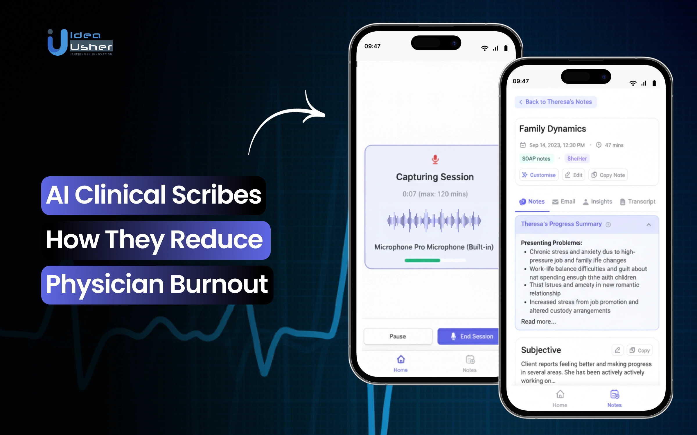 AI clinical scribes app development