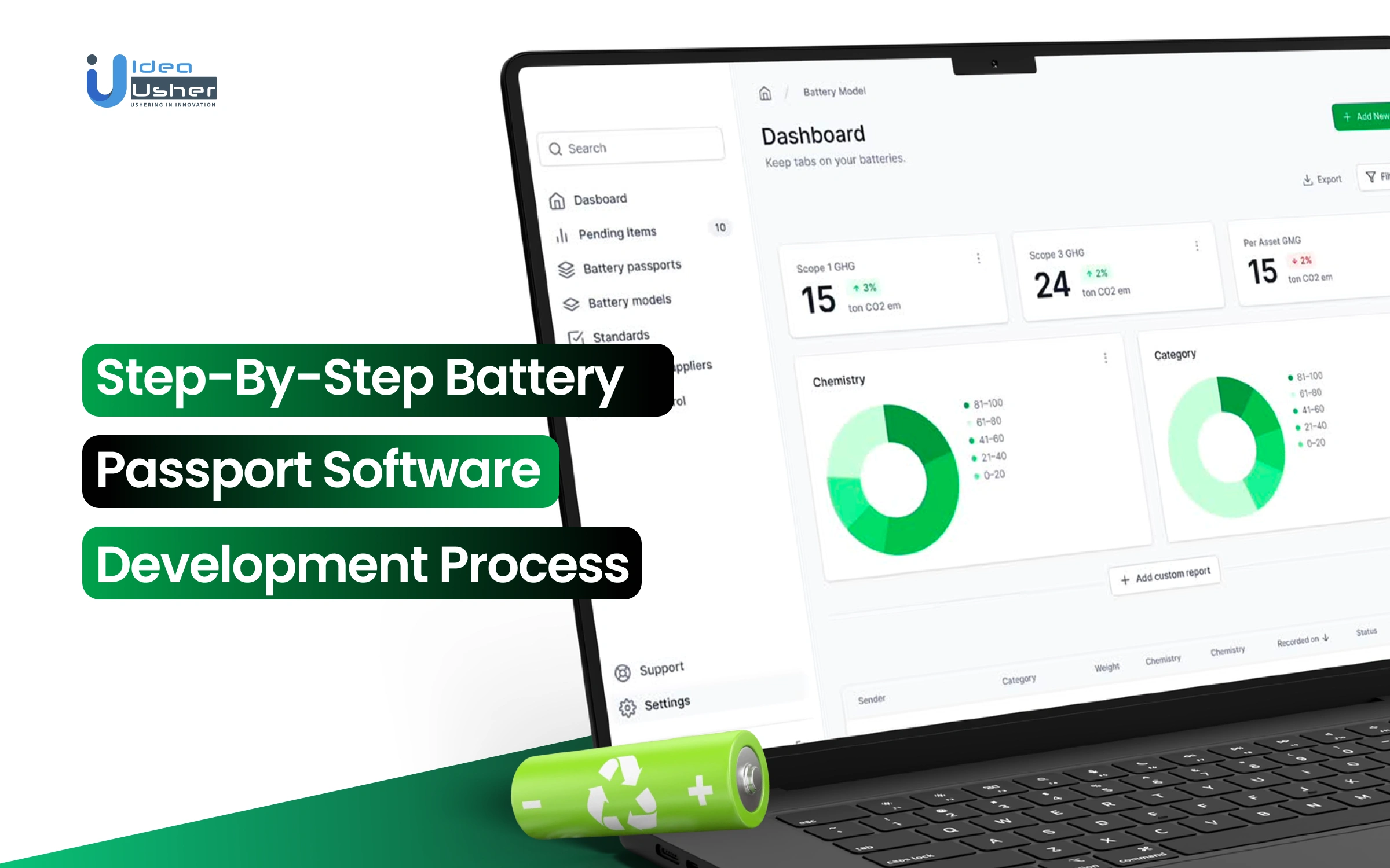 Step-by-Step Battery Passport Software Development Process