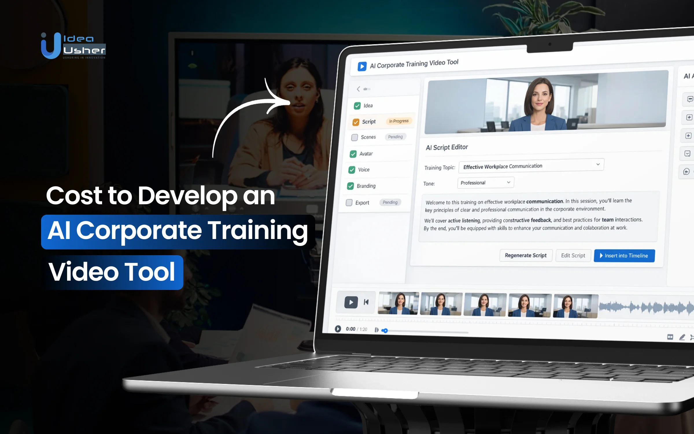 Cost to Develop an AI Corporate Training Video Tool