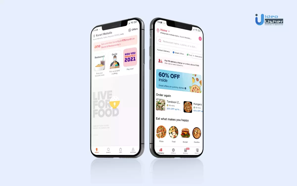 develop a cloud kitchen app