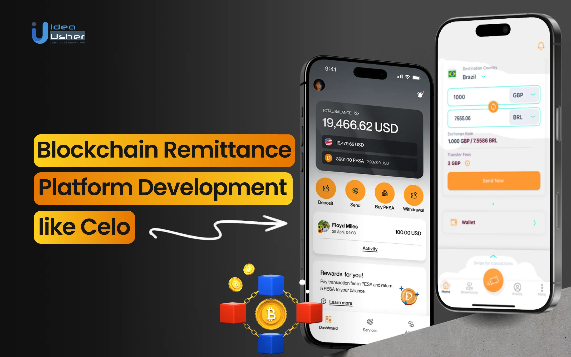 Blockchain Remittance Platform Development like Celo
