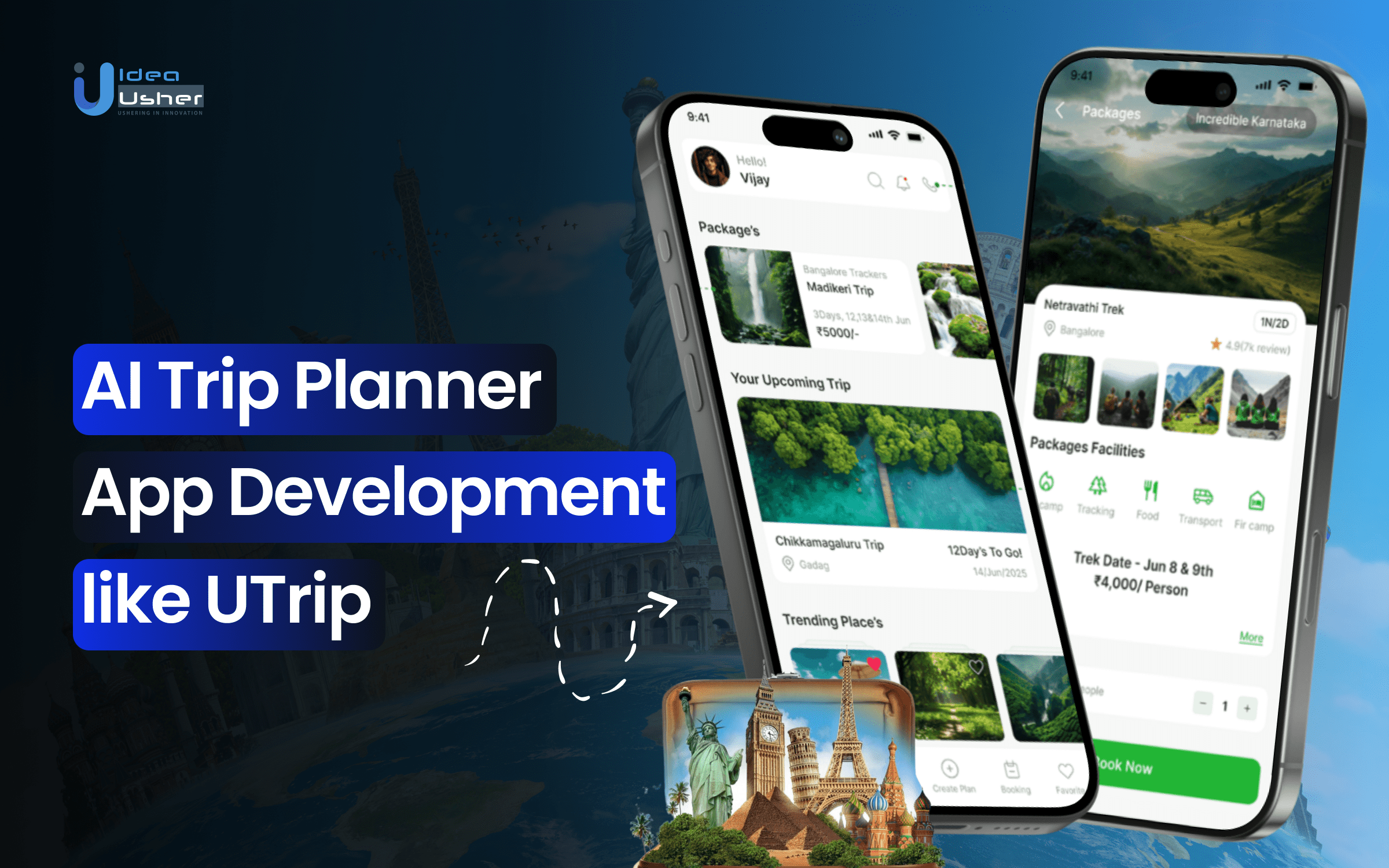 AI Trip Planner App Development like UTrip