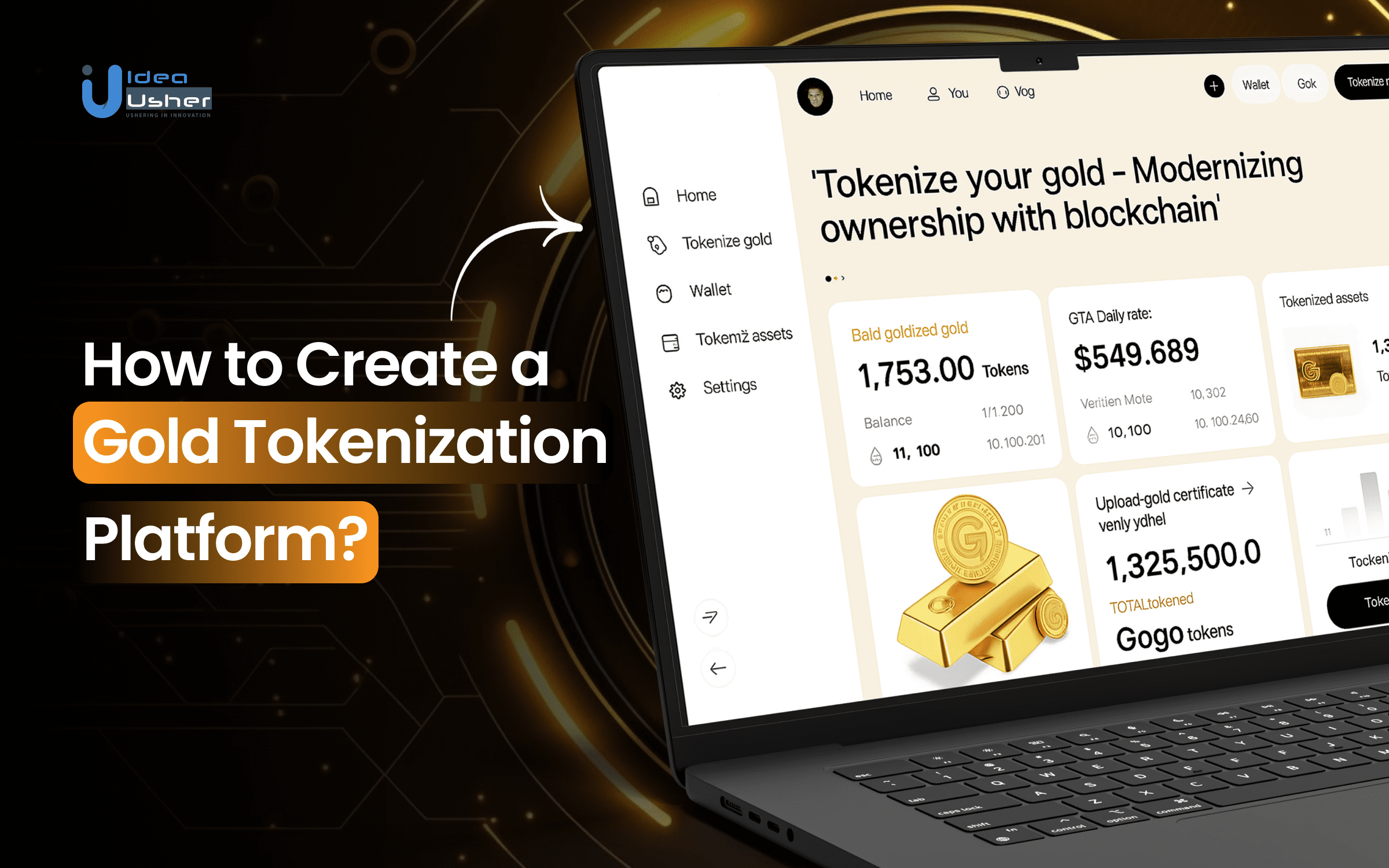 How to Create a Gold Tokenization Platform?