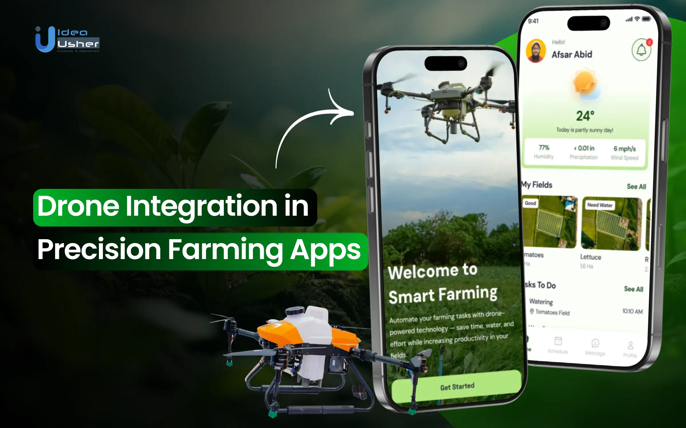 drone farming app development
