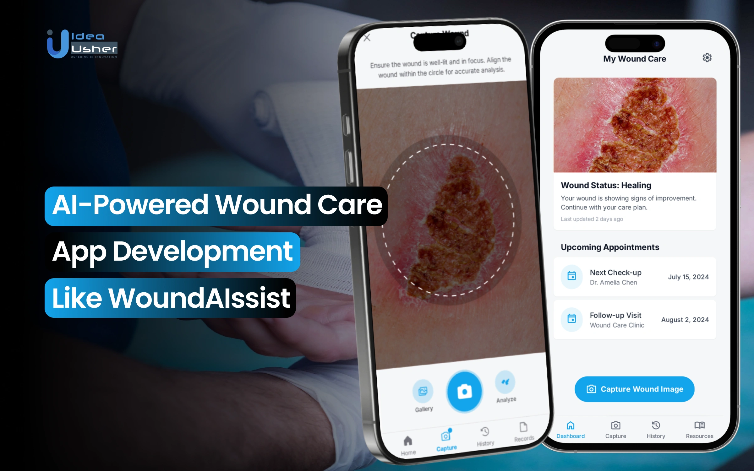 AI-Powered Wound Care App Development Like WoundAIssist