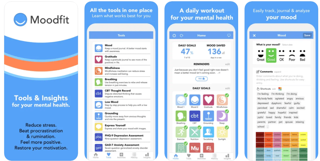 Moodfit app