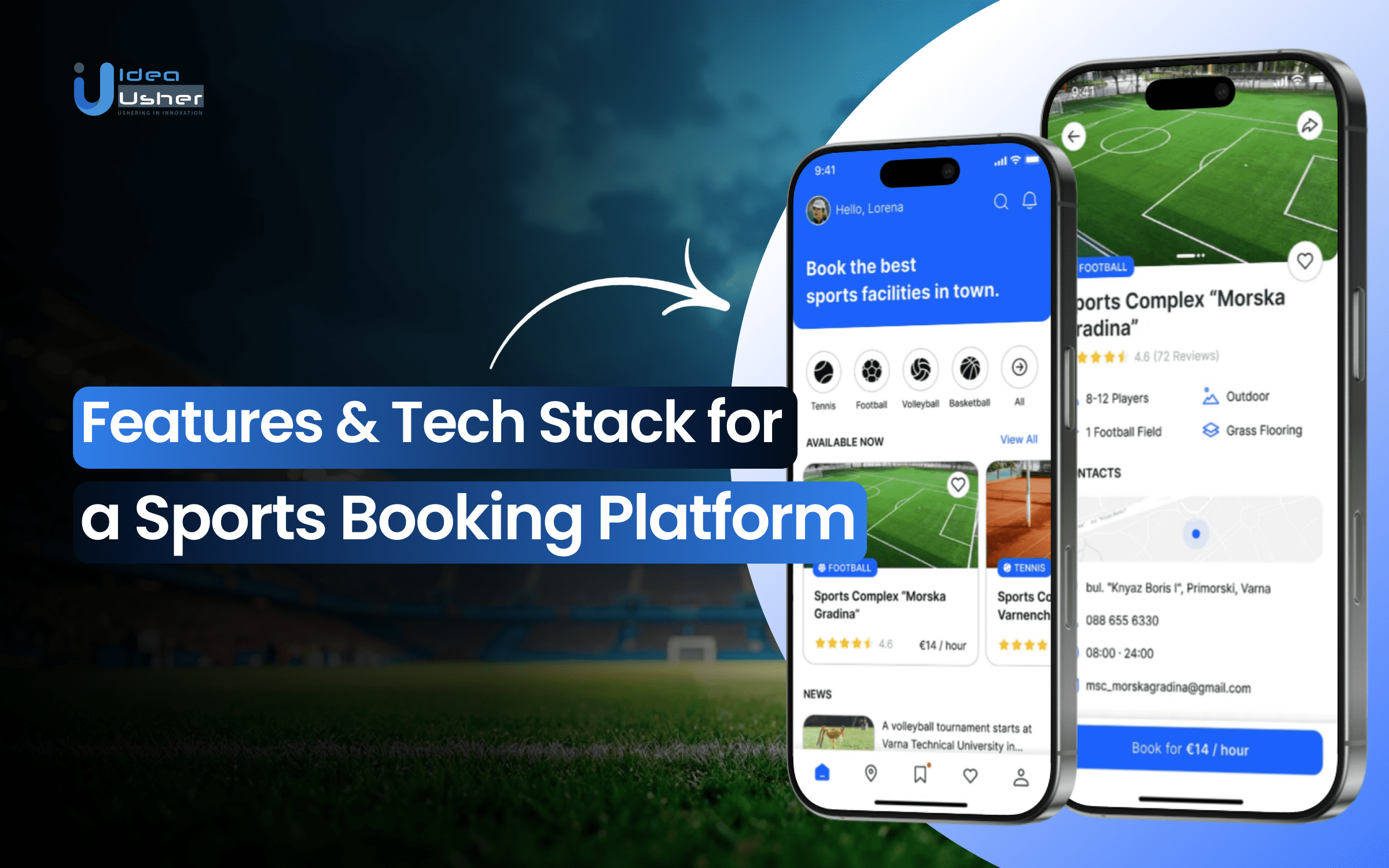 Features & Tech Stack for a Sports Booking Platform