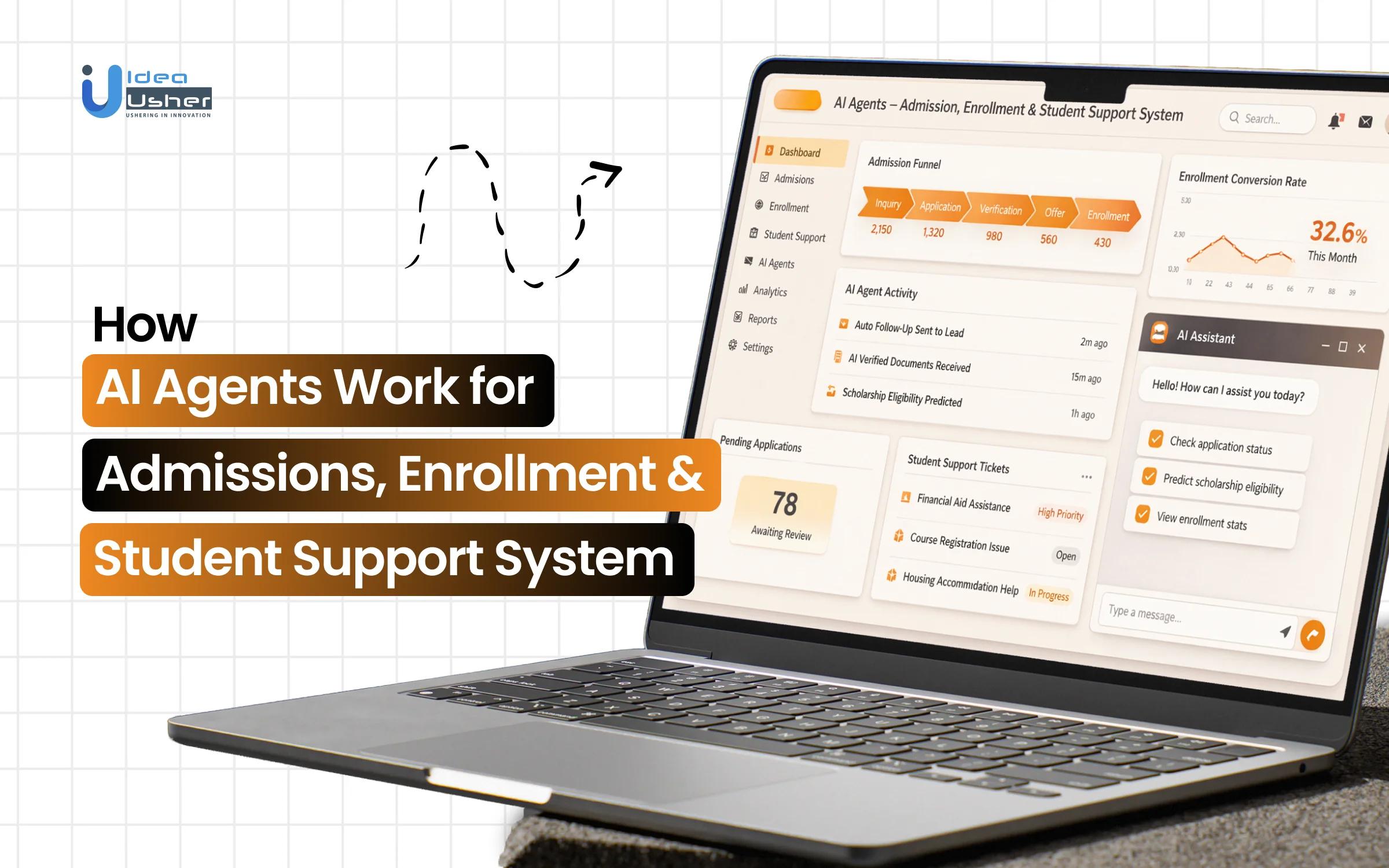 AI admissions automation system