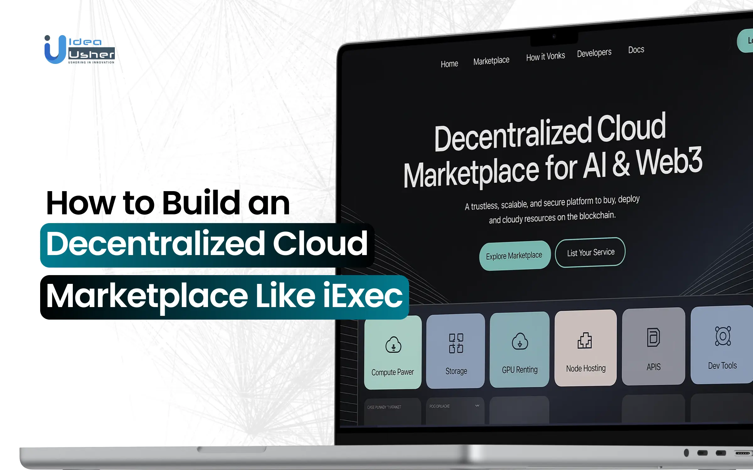 decentralized cloud marketplace like iExec development