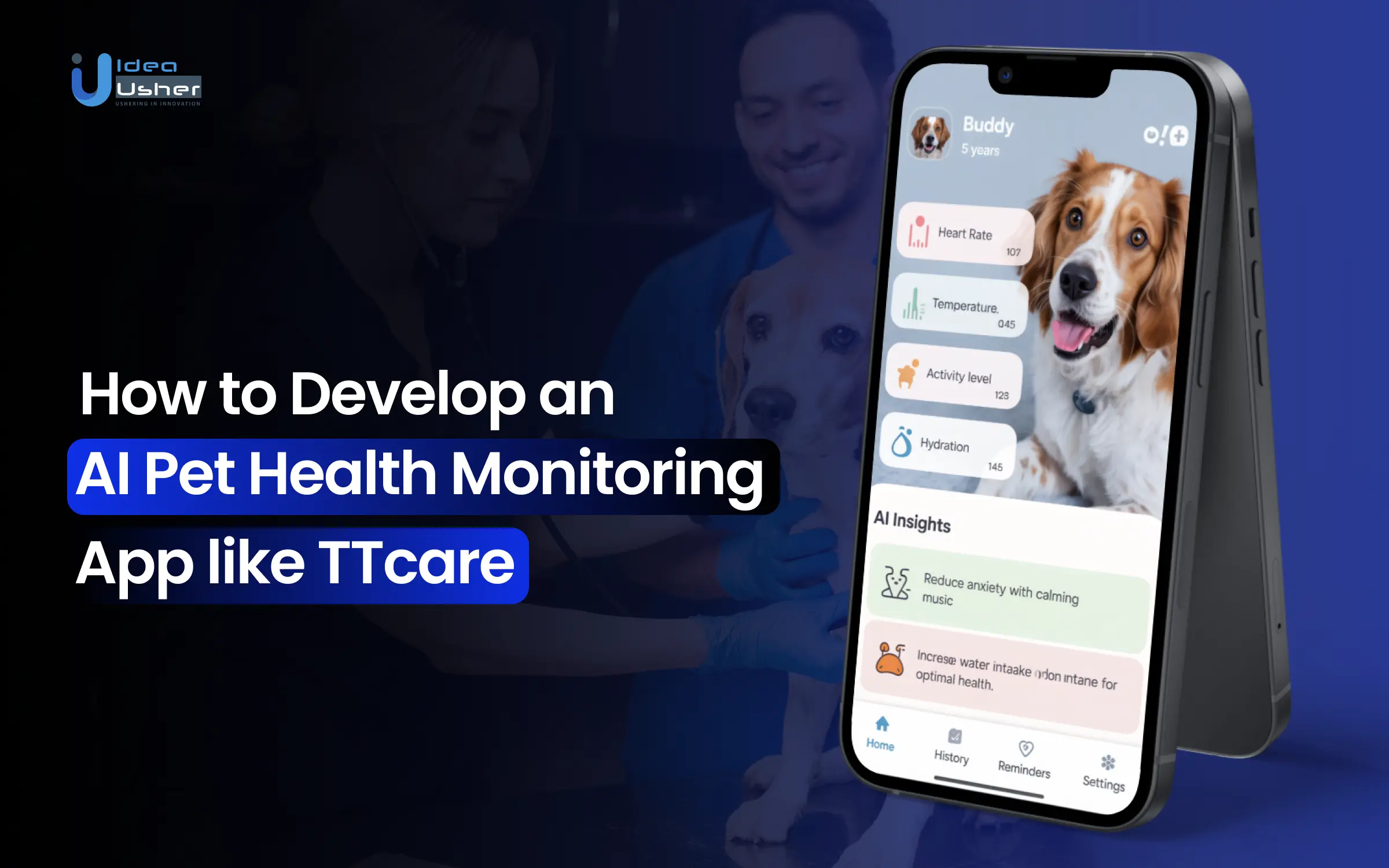 AI pet health monitoring app like TTcare development