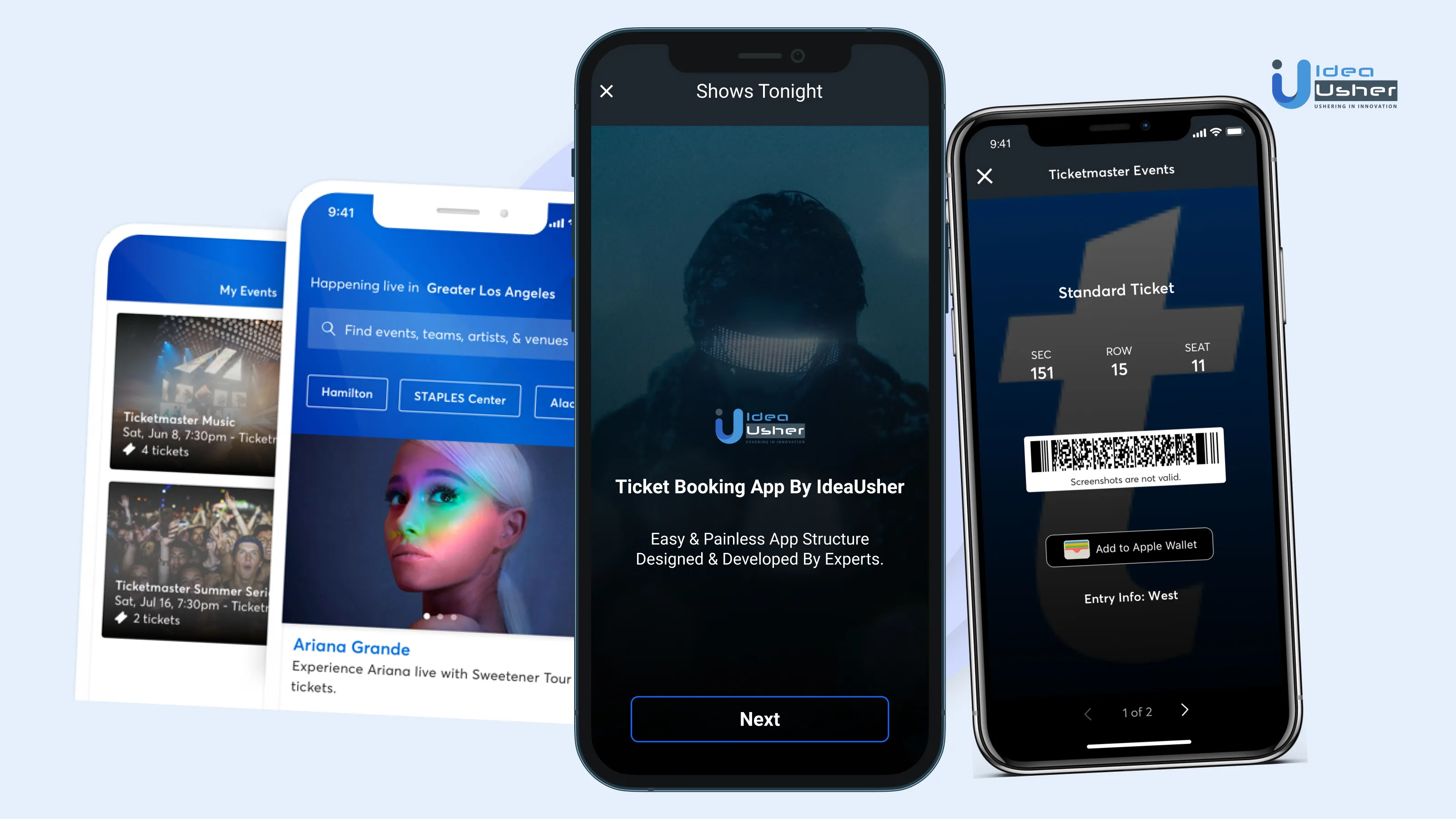 how to make an app like Ticketmaster
