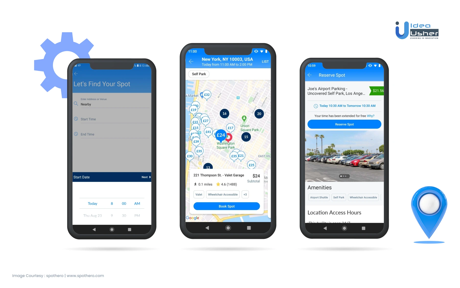Start SpotHero-like Parking App Development