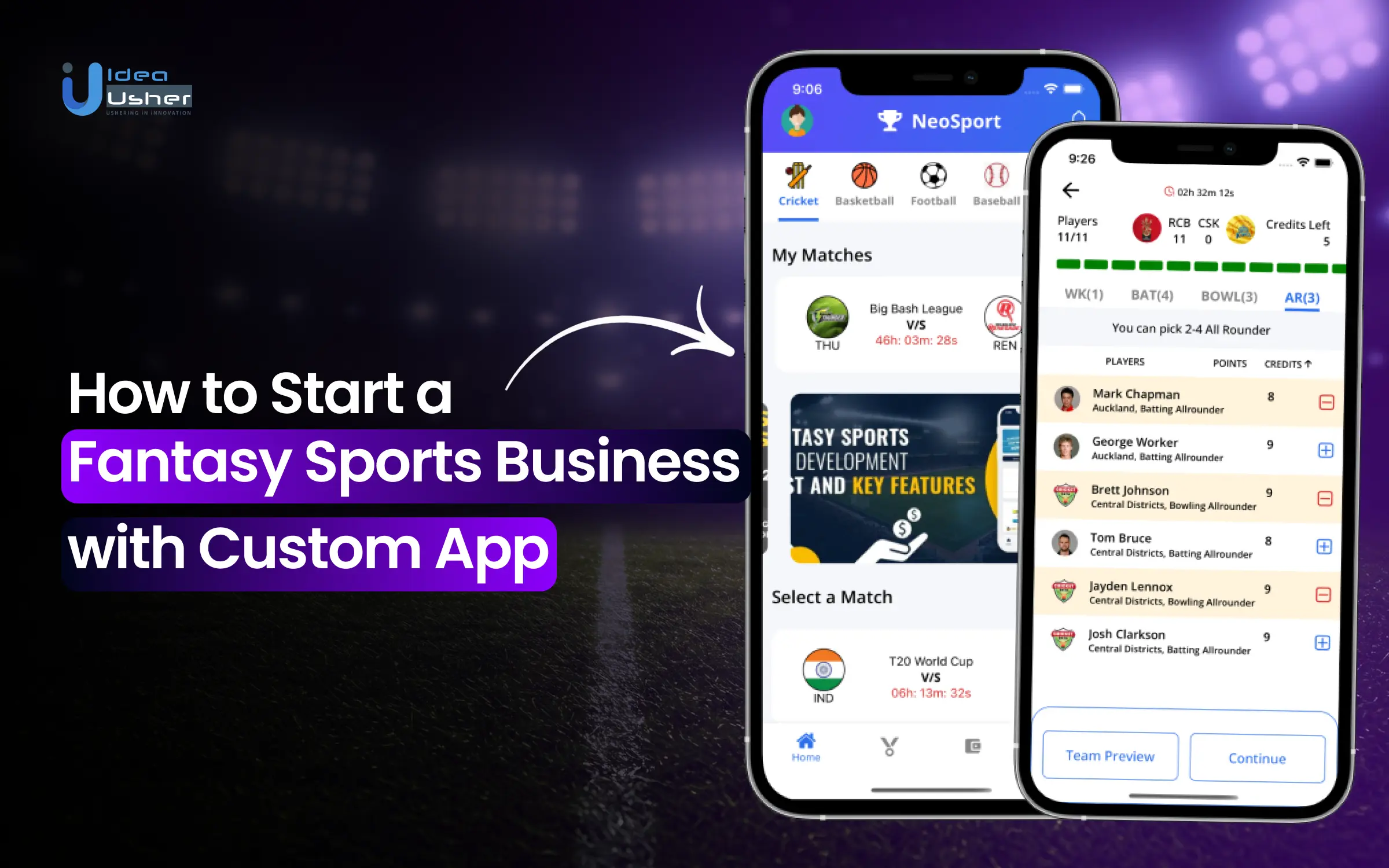 custom fantasy sports app