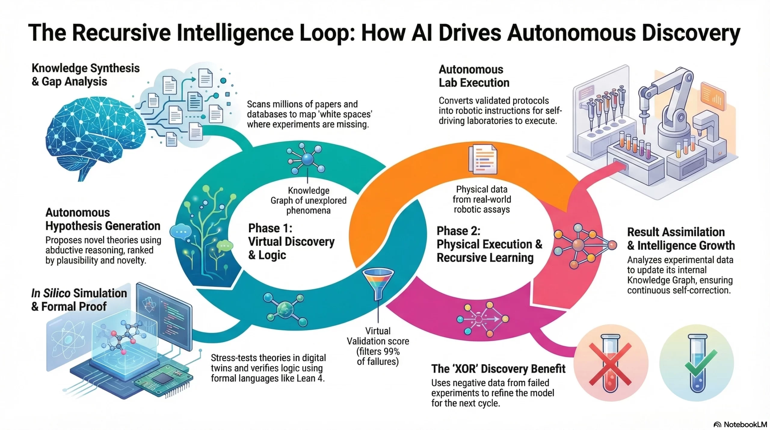 how AI engine works for scientific discovery platforms
