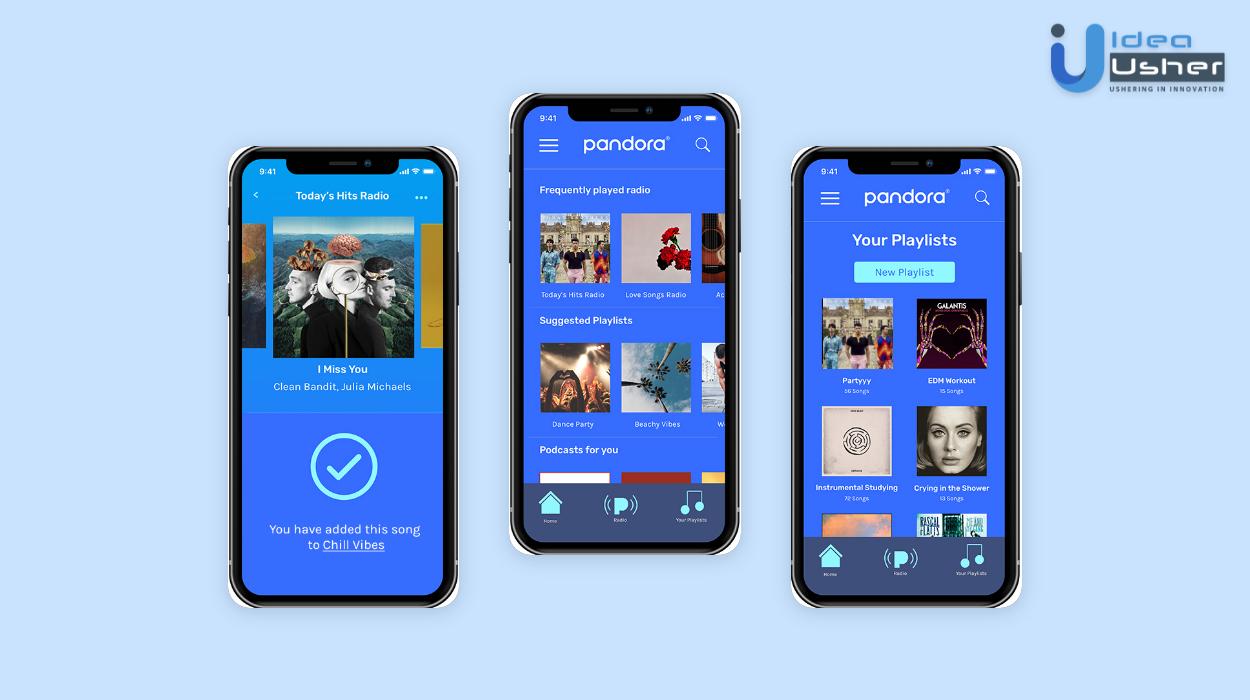 Music streaming app developement