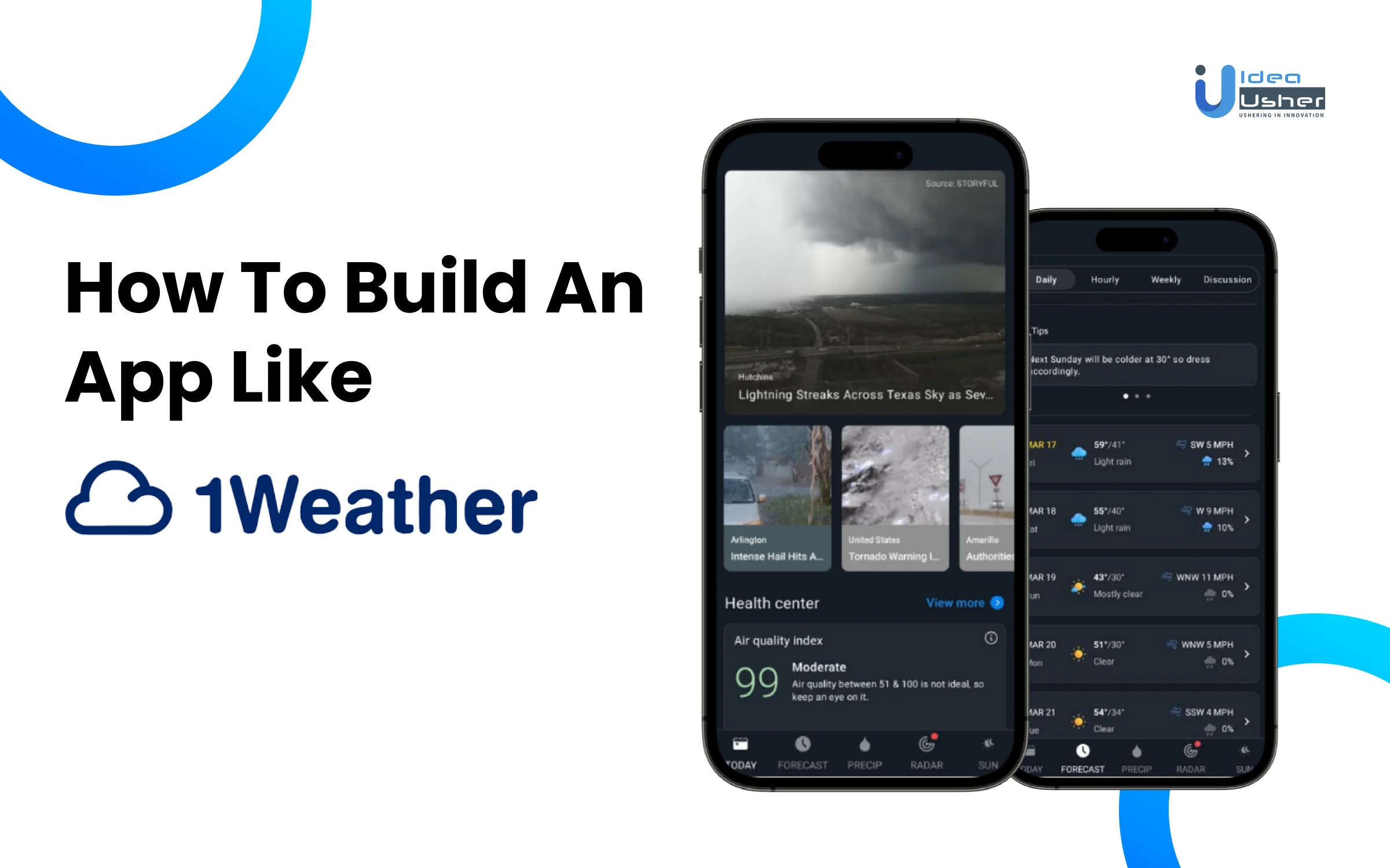 How to make an app like 1Weather?