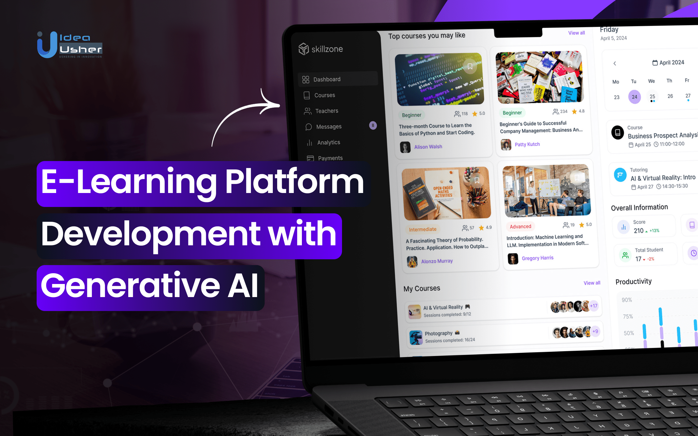 E-Learning Platform Development with Generative AI