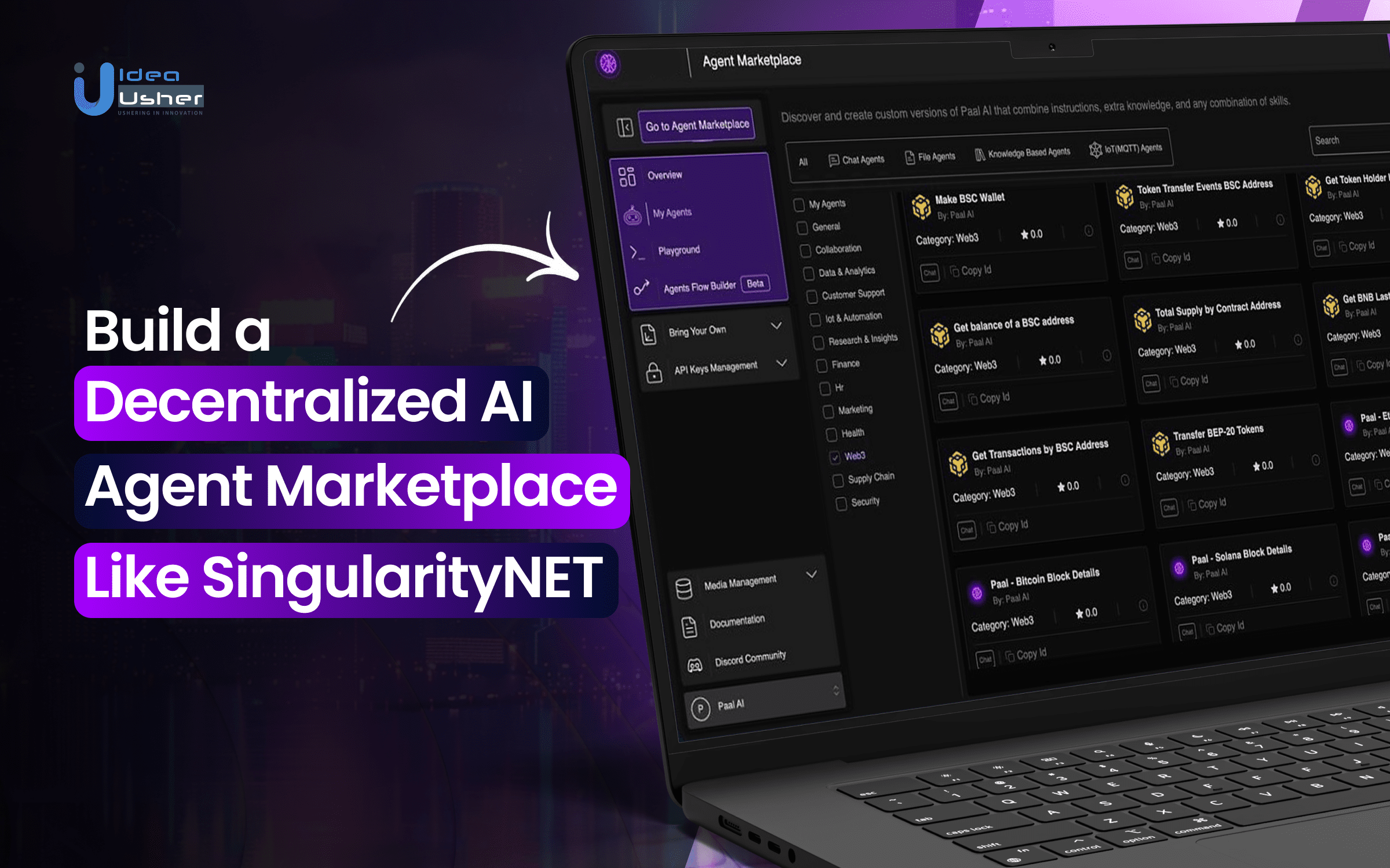 Build a Decentralized AI Agent Marketplace Like SingularityNET