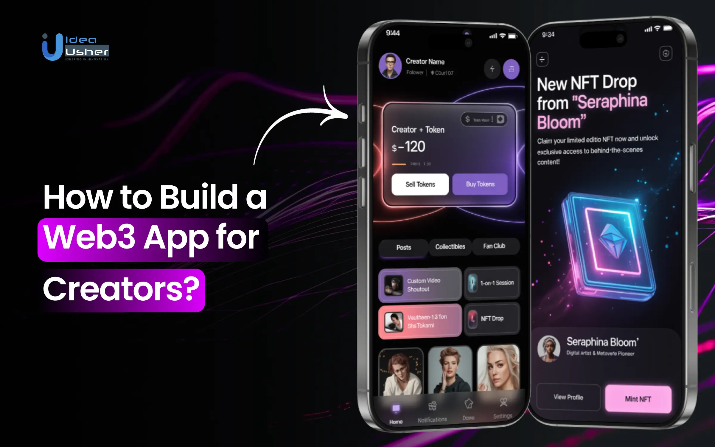 web3 app for creators development