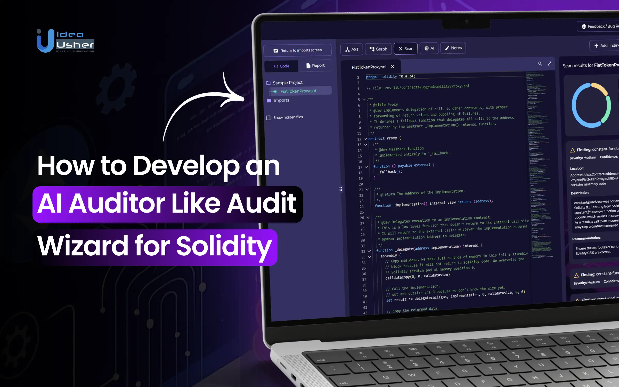 AI smart contract auditing tool development