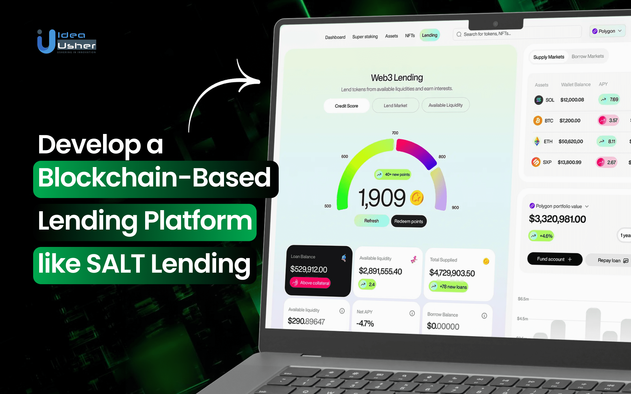 Develop a Blockchain-Based Lending Platform like SALT Lending