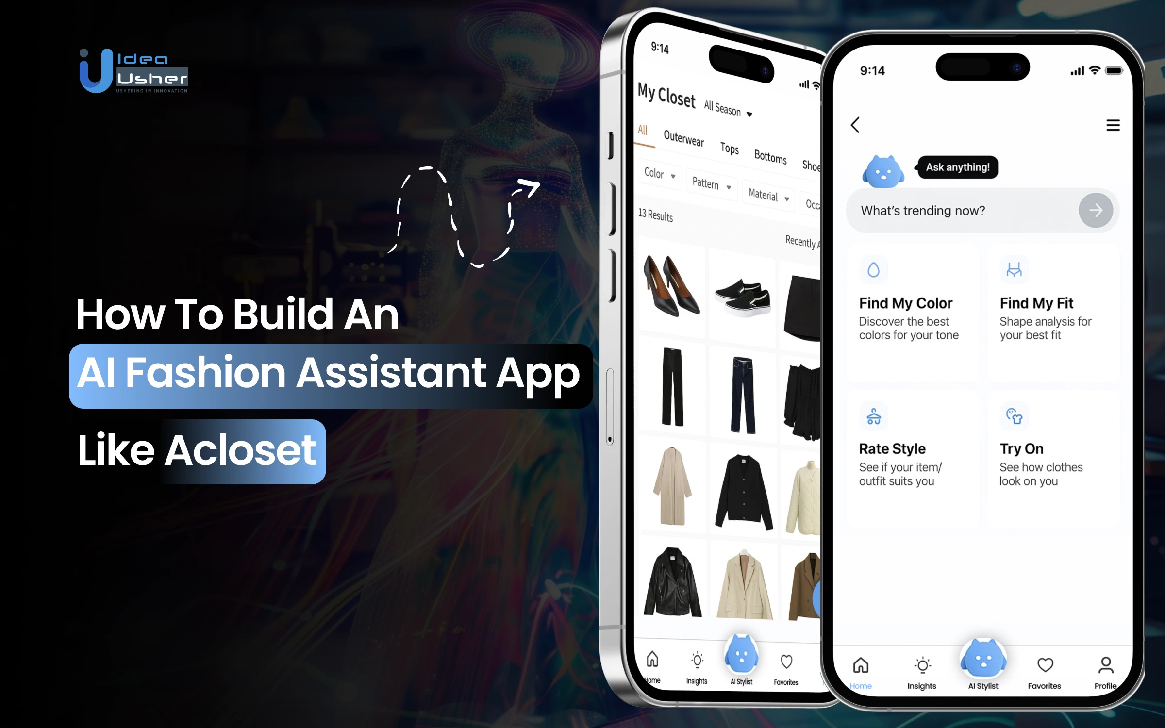 AI Fashion Assistant App Like Acloset Development